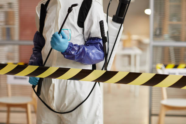 Professional Biohazard Cleanup technician working in Rancocas, NJ